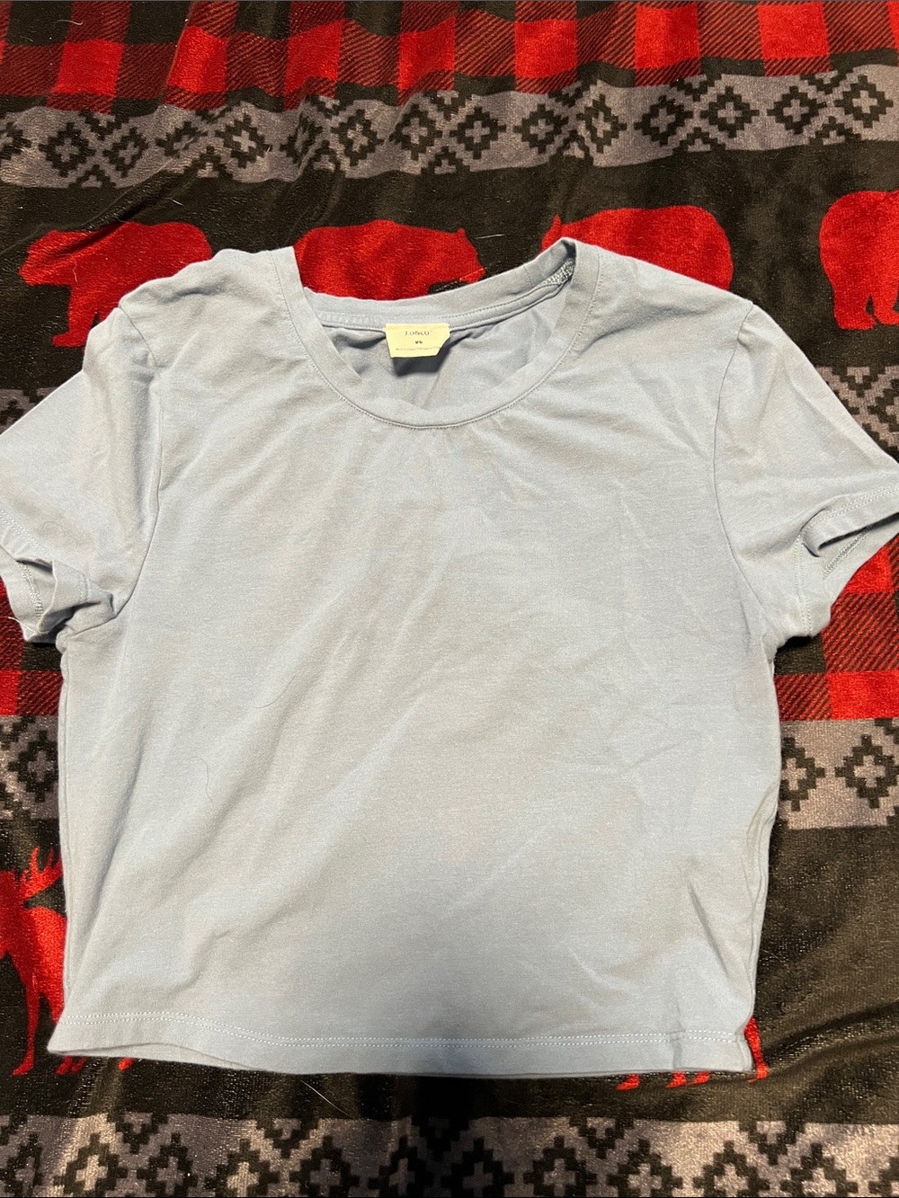 Light Blue Short Sleeve Crewneck Tee by L.L. Bean
